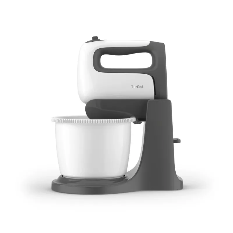 Tefal PrepMix+ HT464138 ręczny mikser z misą stojącą 500 W szary/biały