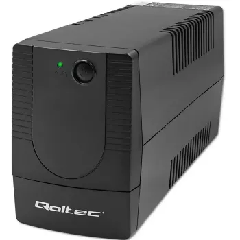 Zasilacz awaryjny (UPS) QOLTEC 53773 0,85 kVA (480 W) Line-Interactive, 1x gniazdo typu E, akumulator 7 Ah