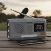 Przenośne radio dynamo Marmitek RESQ 100 — DAB/DAB+/FM, 3 W, LCD, USB‑C, gniazdo 3,5 mm, jasnoszary