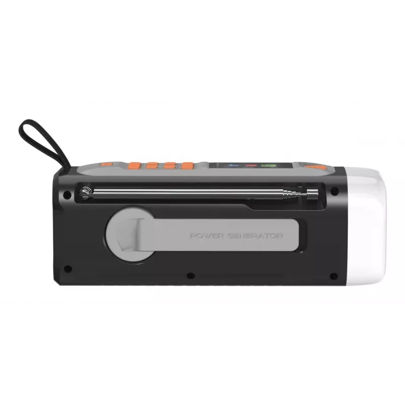 Marmitek RESQ 200 – Radio z dynamem, przenośne, analogowe i cyfrowe, DAB, DAB+, FM, 87.5 - 108 MHz, 170 - 240 MHz, 3 W