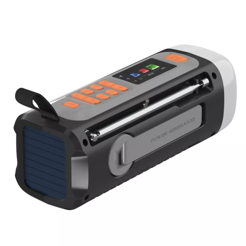Marmitek RESQ 200 – Radio z dynamem, przenośne, analogowe i cyfrowe, DAB, DAB+, FM, 87.5 - 108 MHz, 170 - 240 MHz, 3 W
