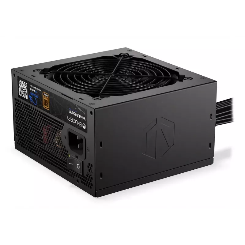 Zasilacz ENDORFY Vero L6 650 W ATX 24-pin, 80 PLUS Bronze, wentylator 120 mm, czarny