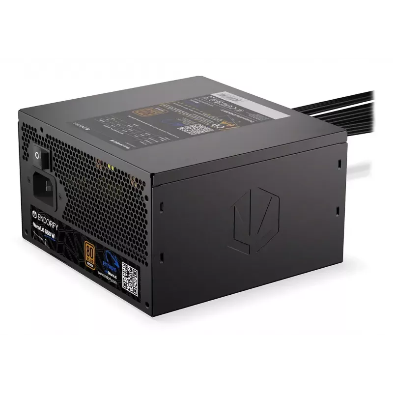 Zasilacz ENDORFY Vero L6 650 W ATX 24-pin, 80 PLUS Bronze, wentylator 120 mm, czarny