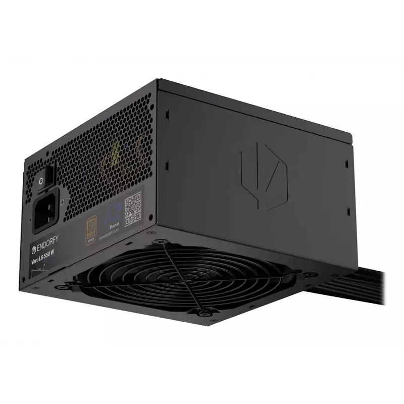 Zasilacz ENDORFY Vero L6 550 W ATX 24-pin 80 PLUS Bronze, wentylator 120 mm, czarny