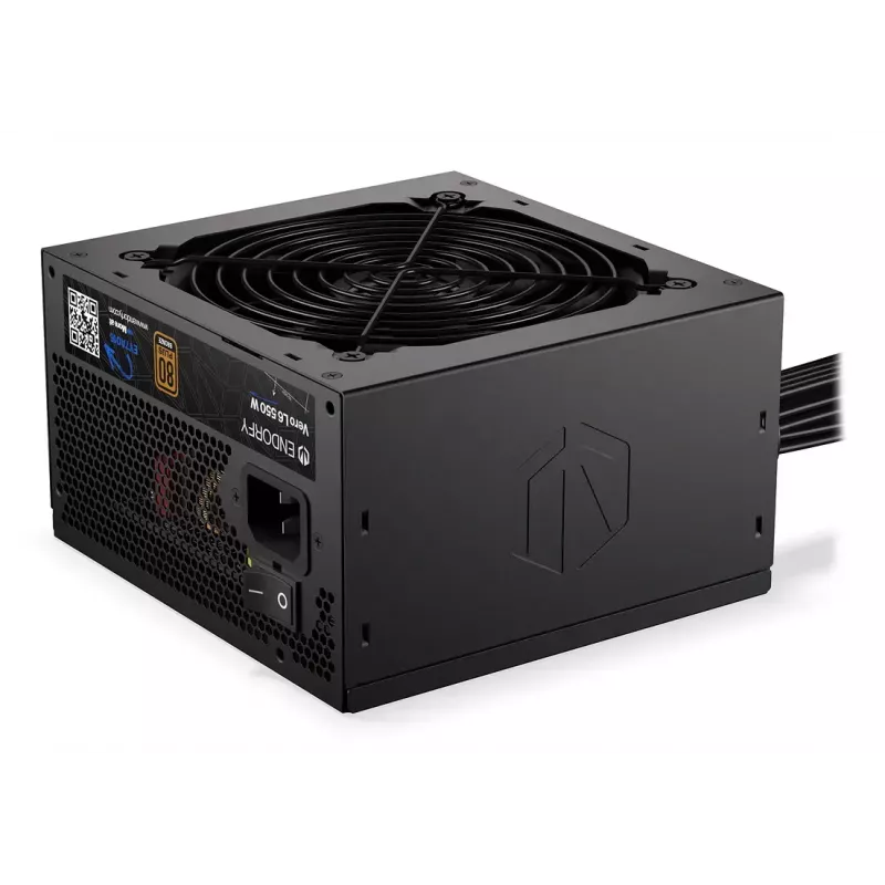 Zasilacz ENDORFY Vero L6 550 W ATX 24-pin 80 PLUS Bronze, wentylator 120 mm, czarny