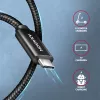 Kabel USB-C na USB-C AXAGON BUCM4X-CM05AB — USB4 Gen 3x2, 40 Gbit/s, 240 W, 0,5 m, czarny