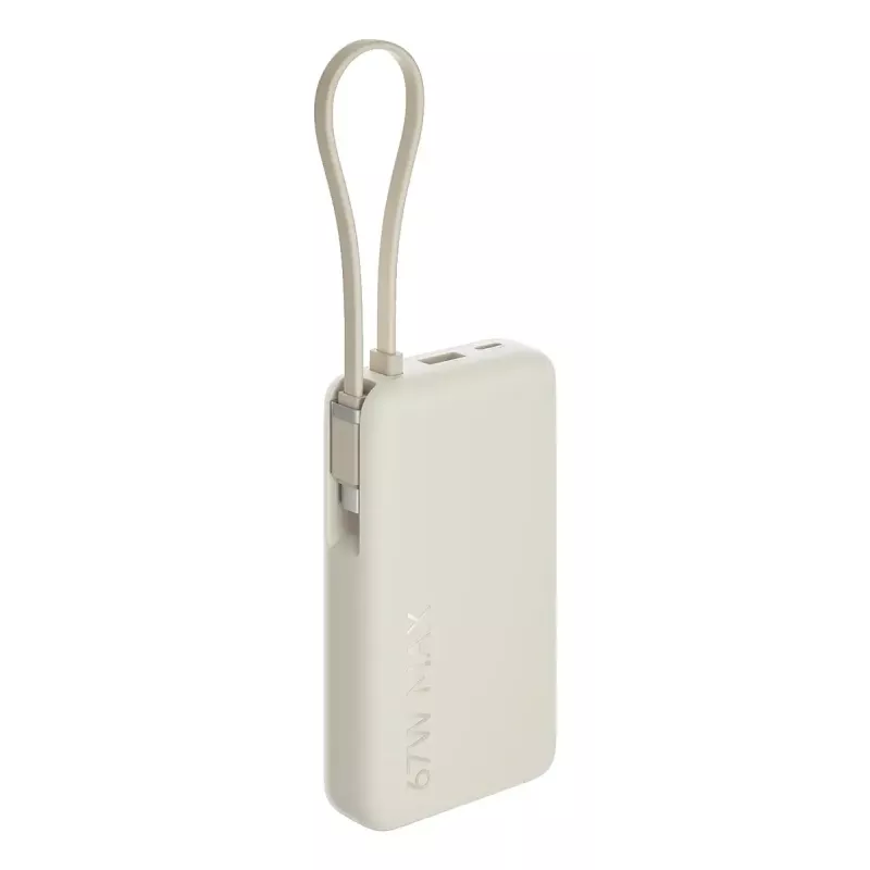 Przenośny power bank Xiaomi 67W 10000 mAh litowo-jonowy, 11,61V, USB-A + USB-C, piaskowy