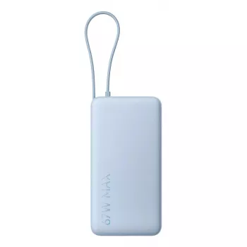 Power bank Xiaomi 67W 20000 mAh Li-Ion niebieski — 11,1 V, USB-A + USB-C, obsługa 3 urządzeń