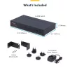 Przełącznik KVM HDMI 8-portowy StarTech.com z zestawem do montażu w szafie rack 1U, 4K 60Hz HDMI 2.0, przełączanie przyciskami i skrótami klawiszowymi, hub USB 4-portowy, niezależny od systemu operacyjnego, zgodny z TAA