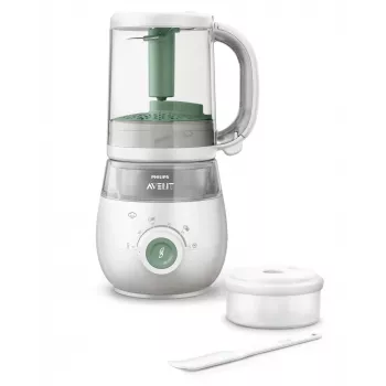 Philips AVENT Premium SCF885 4-w-1 parowar-blender, 0,24 l, 1 l, zielony, biały, Chiny, 70 m, 0,7 m