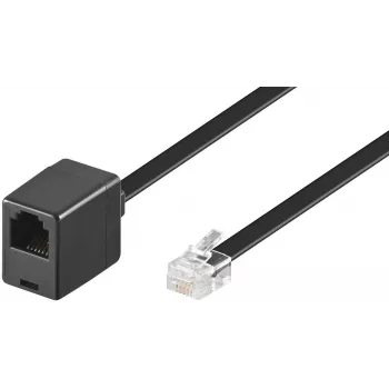 Microconnect MPK103FB kabel telefoniczny 3 m Czarny