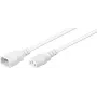 Microconnect PE040630W kabel zasilający Biały 3 m Wtyk C14 Gniazdo C13