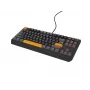 Klawiatura GENESIS Thor 230 TKL Gaming USB + RF Wireless + Bluetooth QWERTY Czarny, Szary, Pomarańczowy