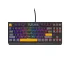 Klawiatura GENESIS Thor 230 TKL Gaming USB + RF Wireless + Bluetooth QWERTY Czarny, Szary, Pomarańczowy