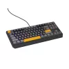 Klawiatura GENESIS Thor 230 TKL Gaming USB + RF Wireless + Bluetooth QWERTY Czarny, Szary, Pomarańczowy