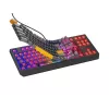 Klawiatura GENESIS Thor 230 TKL Gaming USB + RF Wireless + Bluetooth QWERTY Czarny, Szary, Pomarańczowy