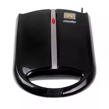 Gofrownica Mesko MS 3041 — 1600 W, czarna, produkuje 24 eliptyczne gofry (220–240 V)