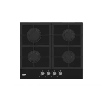 Beko HILG 642C5 SB Czarny Built-in 60 cm Gas 4 zone(s)
