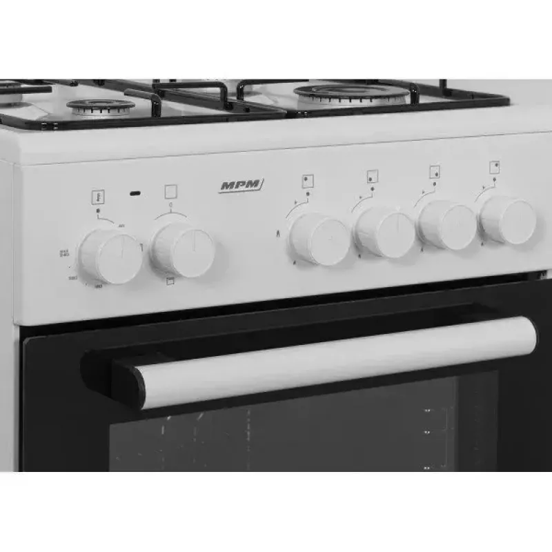Kuchenka gazowo-elektryczna MPM MPM-53-KGE-33, kuchnia dwupaliwowa, klasa energetyczna A