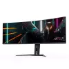 Monitor GIGABYTE 49 cali OLED CO49DQ DQHD 5120×1440 144 Hz, HDR, FreeSync, 10-bit, 2×HDMI 2.1, USB-C, VESA 100×100