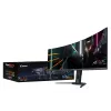 Monitor GIGABYTE 49 cali OLED CO49DQ DQHD 5120×1440 144 Hz, HDR, FreeSync, 10-bit, 2×HDMI 2.1, USB-C, VESA 100×100