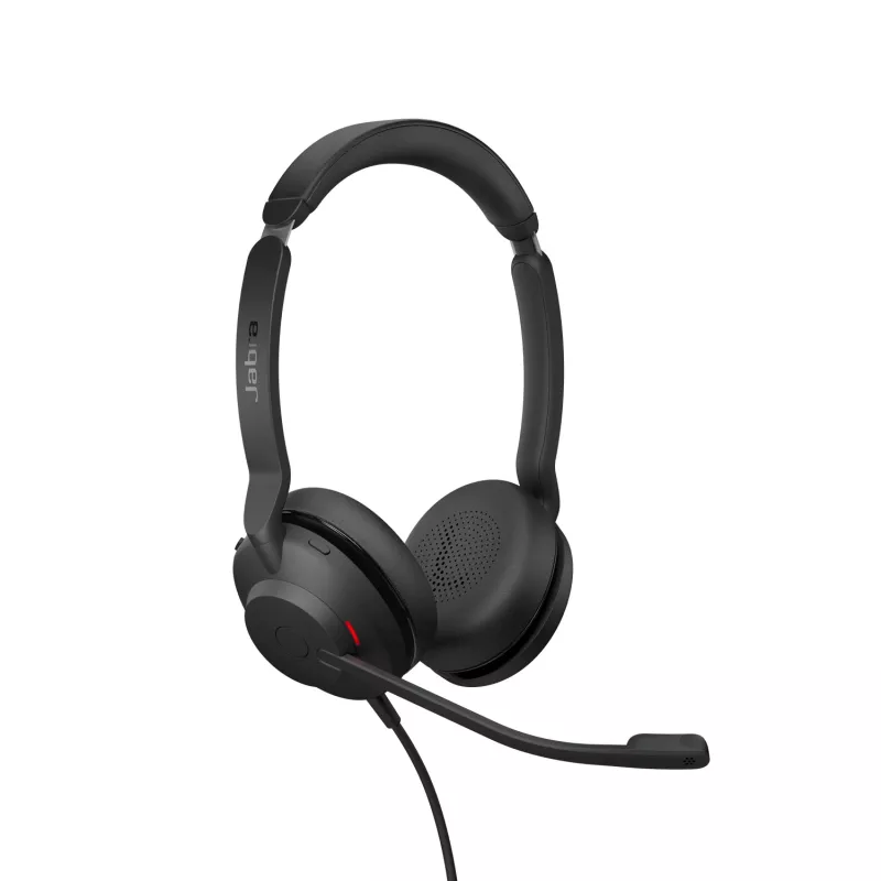 Zestaw słuchawkowy Jabra Evolve2 30 USB-C, UC Stereo, przewodowy, biuro/centrum telefoniczne, 20–20000 Hz, 125 g, czarny