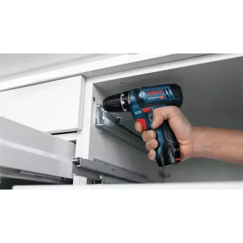 Wkrętarka Bosch GSR 12V-15, rękojeść pistoletowa, 12V, 400/1300 obr./min