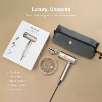 Suszarka do włosów Dreame Pocket Pro AHD51-TG titanium gold