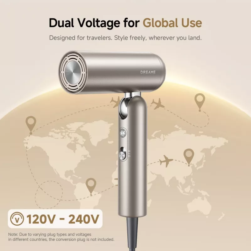 Suszarka do włosów Dreame Pocket Pro AHD51-TG titanium gold