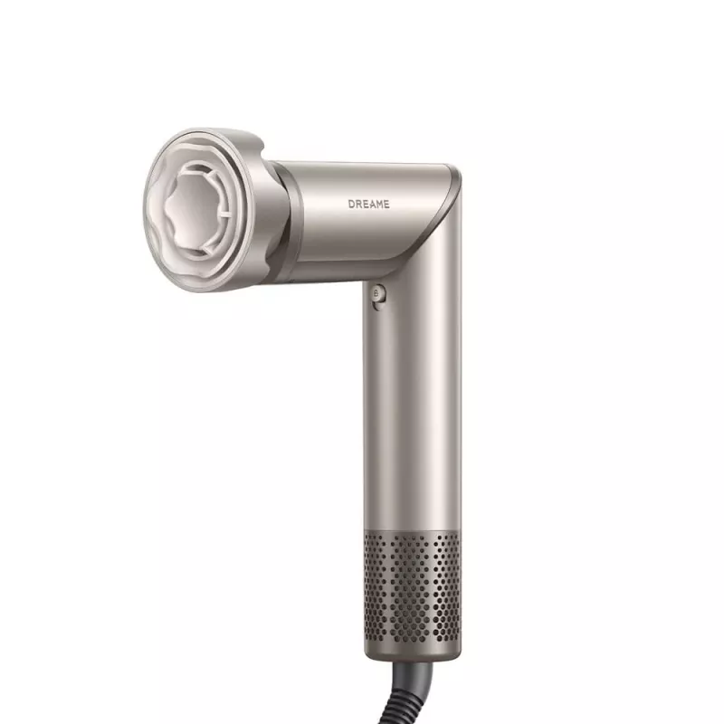 Suszarka do włosów Dreame Dazzle 1400 W — silnik 110000 obr./min, 3 poziomy temperatury, maks. 90°C, złota