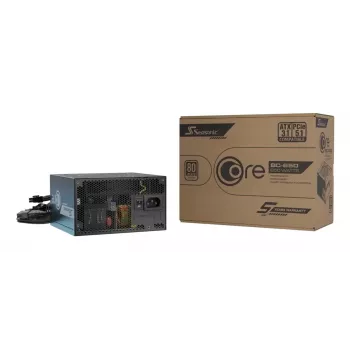 Zasilacz Seasonic CORE BC-650 650W ATX 20+4 pin, 80 PLUS Bronze, czarny, wentylator 120 mm