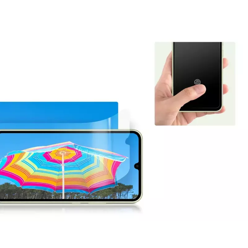 Samsung EF-UA346 przezroczysta folia ochronna na ekran Galaxy A34 5G, transparentna, 2 szt., pasuje do wyświetlacza 6,6 cala