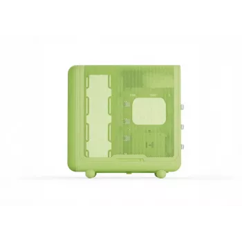 Mid Tower Case HYTE X50 Matcha Milk — Obsługa ATX/mATX/Mini-ITX, szkło hartowane, przedni I/O