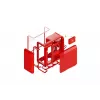 Obudowa Mid Tower HYTE X50 (Cherry) — OBUDOWA HYTE X50 MID TOWER CHERRY
