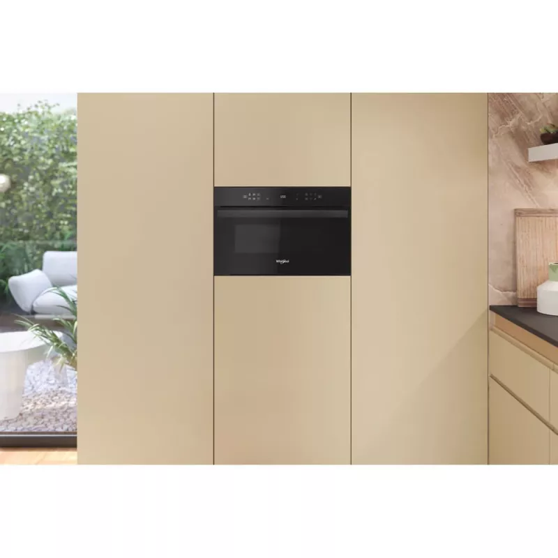 Whirlpool AMW 6440 FB Czarna Kuchenka mikrofalowa z grillem Do zabudowy 31 L 1000 W