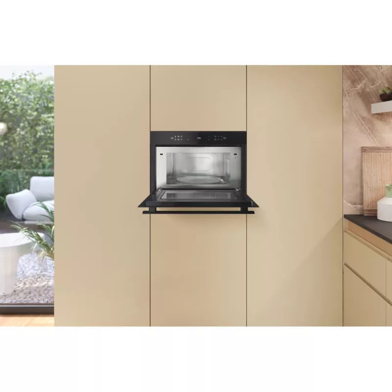 Whirlpool AMW 6440 FB Czarna Kuchenka mikrofalowa z grillem Do zabudowy 31 L 1000 W