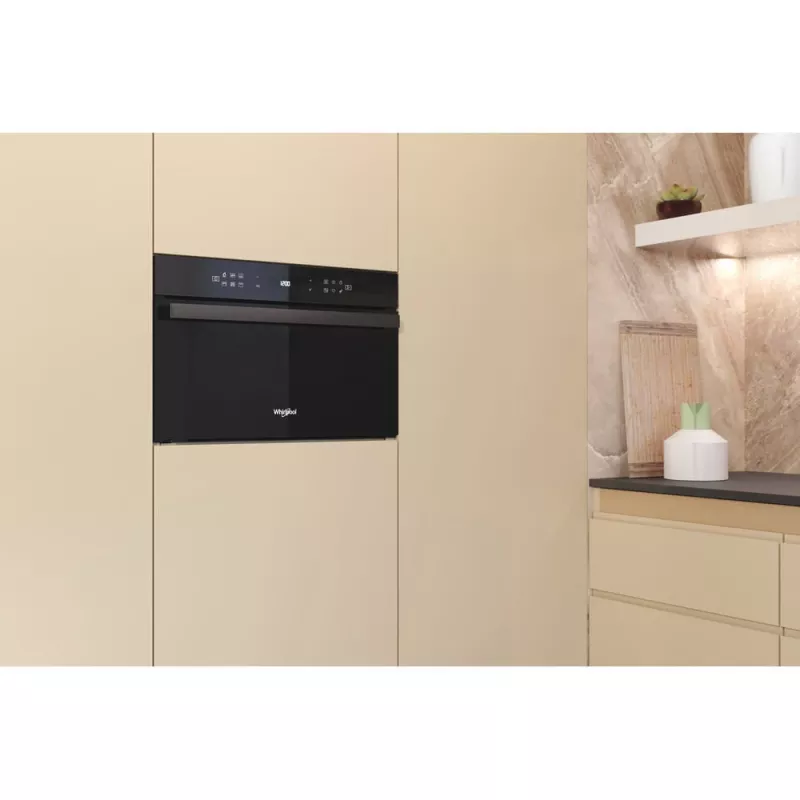 Whirlpool AMW 6440 FB Czarna Kuchenka mikrofalowa z grillem Do zabudowy 31 L 1000 W