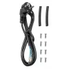 Intellinet jednostka wentylacyjna 2-wentylatorowa do szaf wiszących 19-calowych montowana w dachu, kabel zasilający 1,8 m z wtyczką EU CEE 7/7, format 120 x 120 mm, zestaw uziemiający w zestawie, czarny
