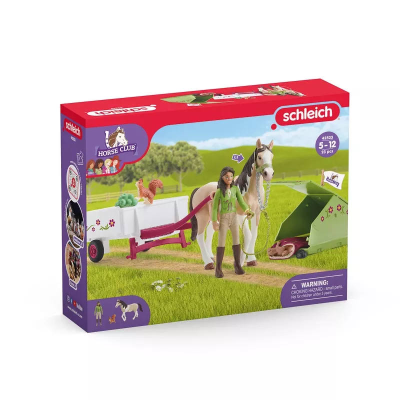 Akcja/Przygoda Schleich HORSE CLUB Przygoda kempingowa Sary