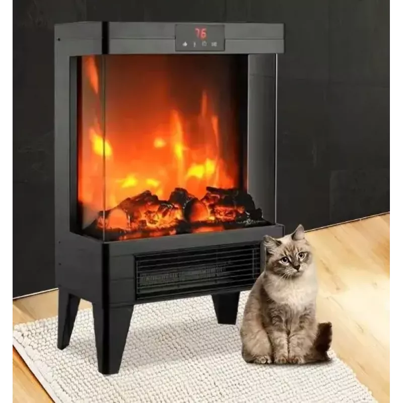 Grzejnik elektryczny Carruzzo Q20P grzejnik olejowy, 1800W, 15–45°C, obudowa szklana, sterowanie zdalne/aplikacyjne/dotykowe, timer 1–12h, montaż ścienny lub wolnostojący, czarny