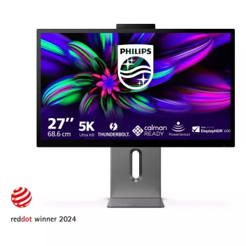 Philips Brilliance 27E3U7903/00 monitor komputerowy 68.6 cm (27 cali) 5120 x 2880 pikseli 5K Ultra HD LCD Szary