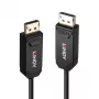 Lindy 10m Fibre Optic Hybrid DP 2.0 UHBR10 kabel, 10 m, DisplayPort, DisplayPort, Męski, Męski, 7680 x 4320 pikseli