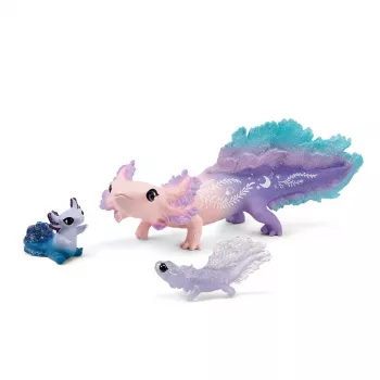 Schleich BAYALA Axolotl Discovery Set zestaw do zabawy dla dzieci od 5 lat, wielokolorowy