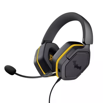 Przewodowy zestaw słuchawkowy gamingowy TRUST 25784 z pałąkiem, pasmo przenoszenia 20–20 000 Hz, kabel 1,2 m, czarno-żółty