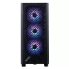 XPG VALOR AIR PRO Mid-Tower Chassis, Midi Tower, PC, Czarny, ATX, EATX, micro ATX, Mini-ATX, SPCC, Tempered glass, Multi