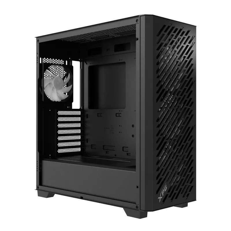 XPG VALOR AIR PRO Mid-Tower Chassis, Midi Tower, PC, Czarny, ATX, EATX, micro ATX, Mini-ATX, SPCC, Tempered glass, Multi