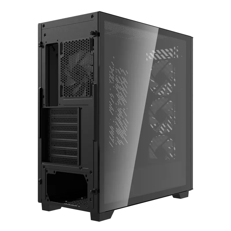 XPG VALOR AIR PRO Mid-Tower Chassis, Midi Tower, PC, Czarny, ATX, EATX, micro ATX, Mini-ATX, SPCC, Tempered glass, Multi