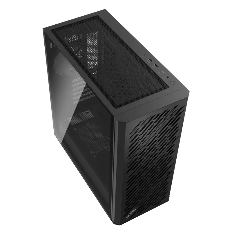 XPG VALOR AIR PRO Mid-Tower Chassis, Midi Tower, PC, Czarny, ATX, EATX, micro ATX, Mini-ATX, SPCC, Tempered glass, Multi