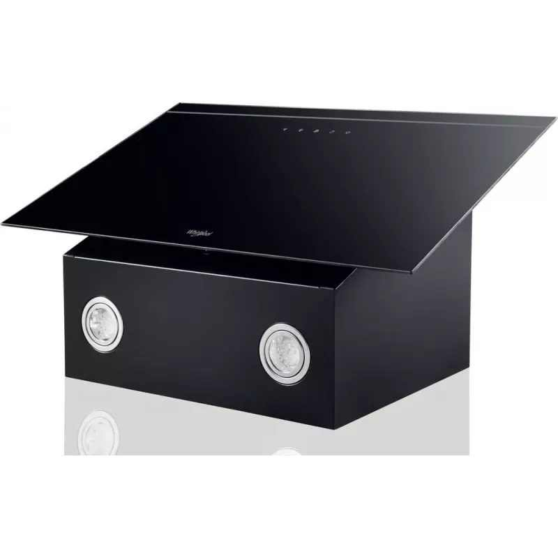 Whirlpool AKR 62F LT K ścienny Czarny 650 m³/h