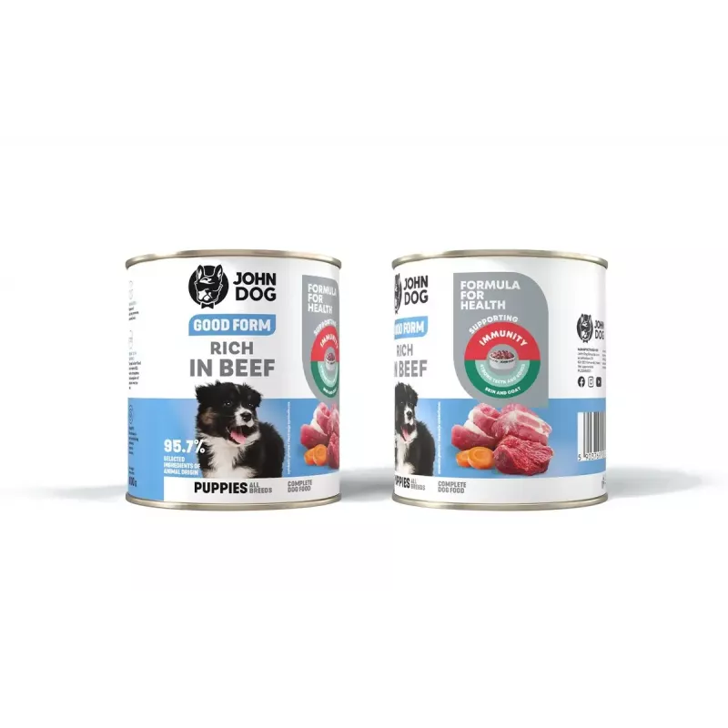 John Dog Good Form Puppy Beef mokra karma dla psów 800 g
